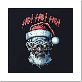 Zombie Santa Claus. Ho! Ho! Ho! Posters and Art